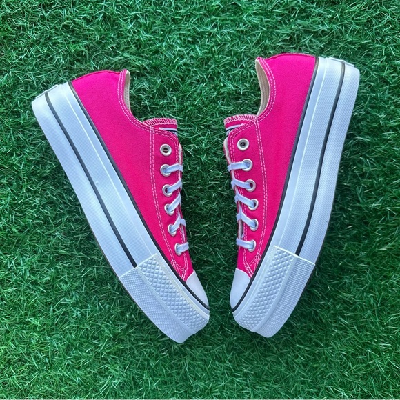 🎁Converse Chuck Taylor All Star Ctas Lift Hi Cerise Pink - Picture 8 of 10
